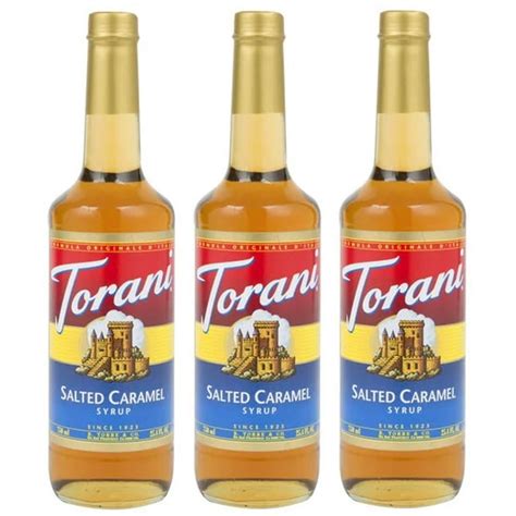 Torani Syrup Salted Caramel 750-ML (Pack of 3) - Walmart.com - Walmart.com