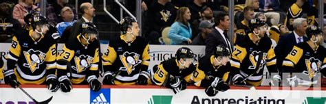 Photo: Penguins Bench Watches Play After Pulling Goalie - PIT2023022013 ...