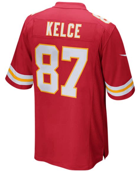 Nike Men's Travis Kelce Kansas City Chiefs Game Jersey in Red for Men ...