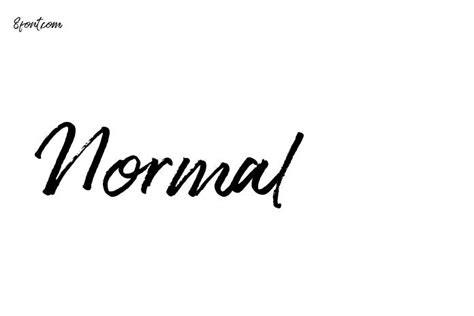 Normal - Free Download Fonts