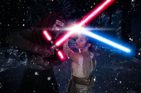 Kylo Ren and Rey Lightsaber Battle Shows Photo Editing Magic « Adafruit ...