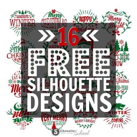 16 Free Silhouette Christmas Designs - Silhouette School