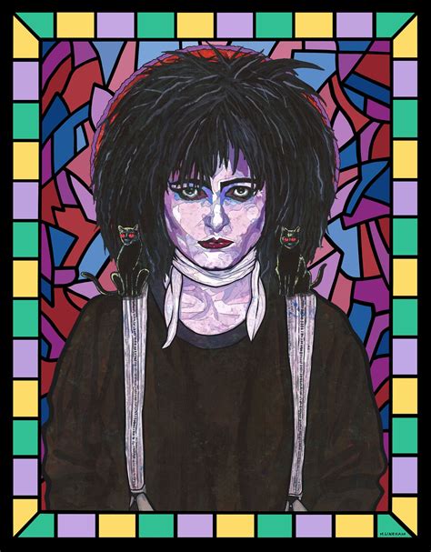 Saint Siouxsie Sioux (Siouxsie and the Banshees) | M. Lineham Art