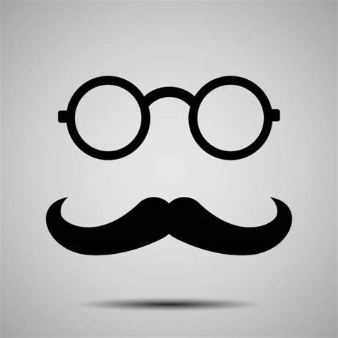 50+ Silhouette Of Fake Mustache And Glasses Stock Illustrations, Royalty-Free Vector Graphics ...