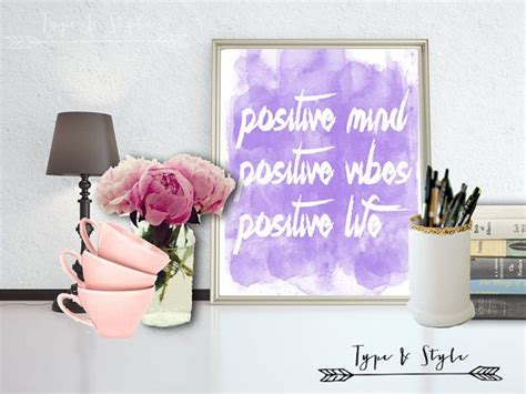 Inspirational Positive Vibes Print Art Canvas by TypeAndStyle, $6.00 ...