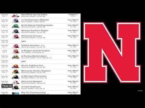 NEBRASKA CORNHUSKERS 2022 COLLEGE FOOTBALL SCHEDULE PREVIEW - Win Big Sports