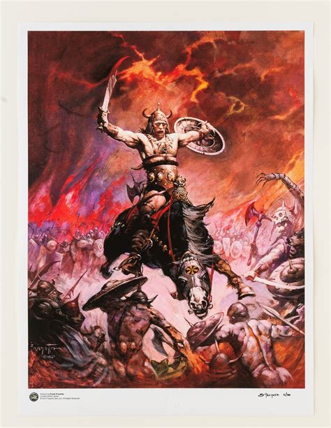 Frank Frazetta Book Cover Art - TPQ