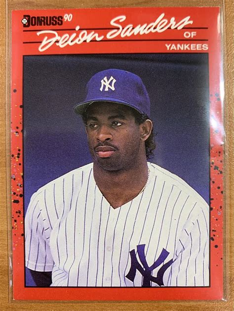 How Much is Deion Sanders Baseball Card Worth - GloryGuy