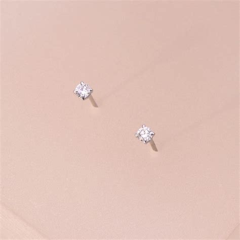 0.1 Ct Diamond Stud Earrings Diamond Earrings Diamond - Etsy