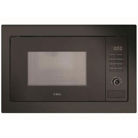 CDA Black Built-In Microwave Oven and Grill VM231BL - Microwaves from ...