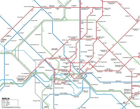 Berlin tram map app - Berlin train map app (Germany)