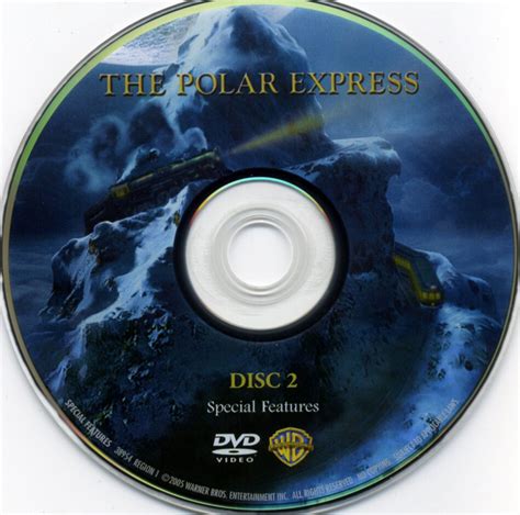 The Polar Express (2004) WS CE R1 - Cartoon DVD - CD Label, DVD Cover ...