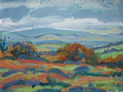 Autumn in the Quantock Hills, Somerset - Bert Bruins Art Paintings