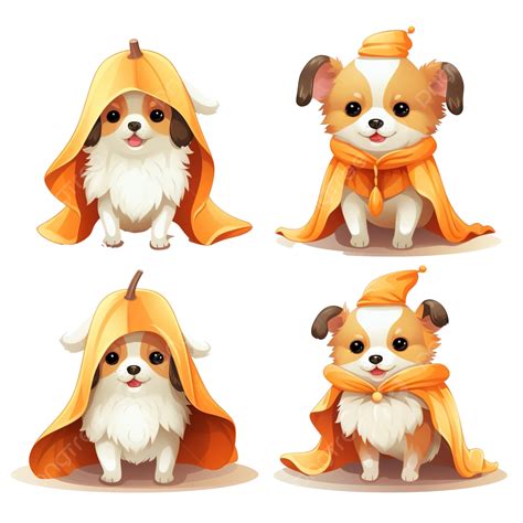 Cute Dog Costumes For Halloween Costume Illustration Ai Generative, Dog, Costume, Pet PNG ...
