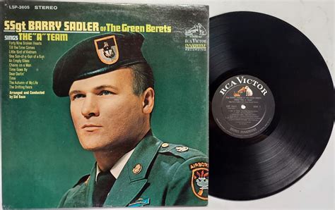 Vintage 1966 Vinyl Military Record Album by Ssgt Barry Sadler of the ...