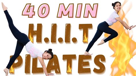 40 MIN HIIT PILATES FOR WEIGHT LOSS | Low Impact Full Body Pilates Home Workout - YouTube