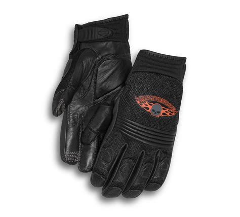 Men's Skull Touchscreen Tech Gloves - 98252-13VM | Harley-Davidson India