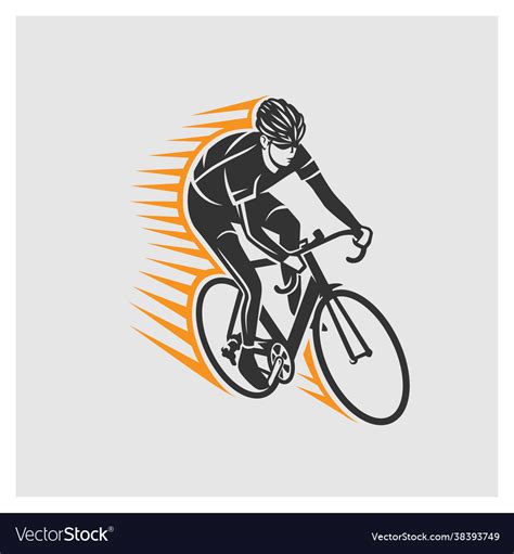 Bike race logo Royalty Free Vector Image - VectorStock