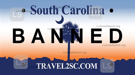 South Carolina Banned License Plates | License Lookup