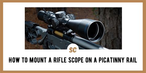 How to Mount a Scope on Picatinny Rail - Survival Cache