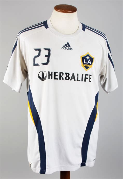 2009-2010 LA Galaxy David Beckham Soccer Jersey - Memorabilia Expert