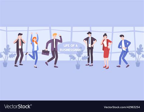 Business people flat Royalty Free Vector Image