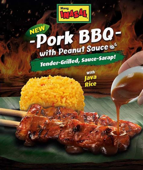 Mang Inasal Pork Barbecue, Peanut Sauce, And Java Rice