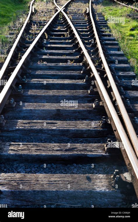 Old railway sidings beside Bristol Docks, Bristol, UK Stock Photo - Alamy