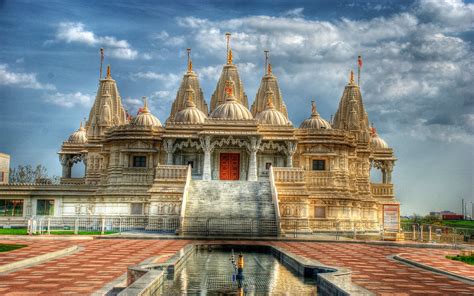 Hindu Temple Monument Building Landmark Hd Wallpaper 1821603 : Wallpapers13.com