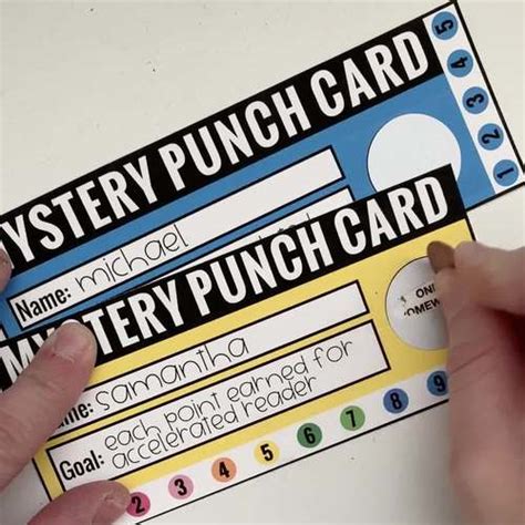 Classroom Management Behavior Punch Cards | TpT