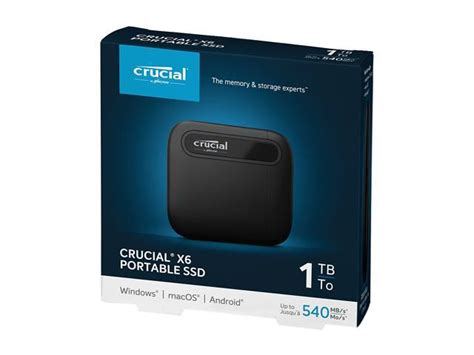 Crucial X6 1TB Portable SSD - USB 3.2 - USB-C - Newegg.ca