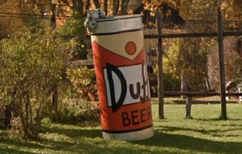 ROADSIDE MICHIGAN: Giant Can of Duff Beer & Pack of Cigarettes