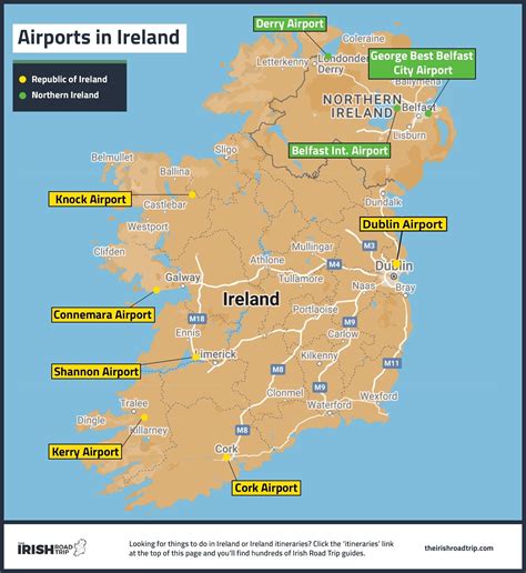 International Airports Map