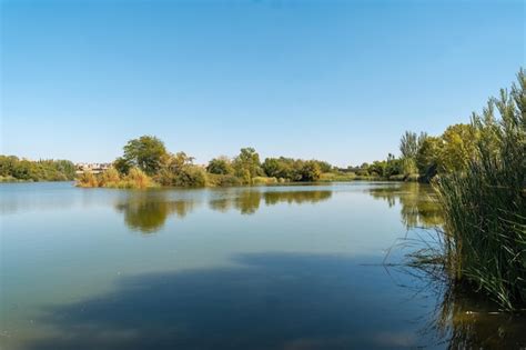 Premium Photo | Guadiana river in the city of merida extremadura spain