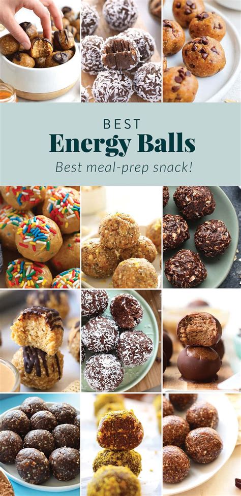 Energy Balls Recipes (high protein!) - Fit Foodie Finds