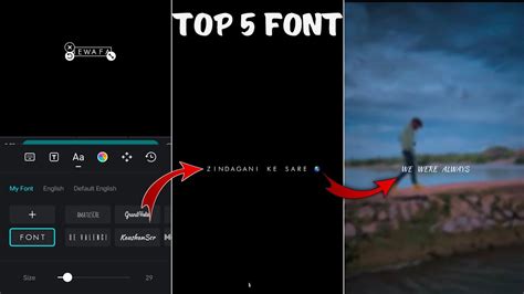 Top 5 Trending Font In Instagram Reels 😱🔥 | Top 5 Font Vn Video Editor - YouTube