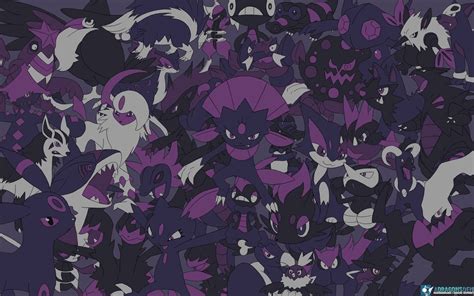 Dark Type Wallpaper | Dark type pokemon, Dark pokémon, Cute pokemon ...