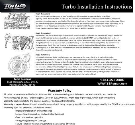 Resources - Turbo Solutions - New & Remanufactured Turbochargers