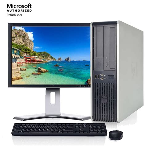 Refurbished HP 7800 Desktop PC with Intel Core 2 Duo Processor, 4GB Memory, 19" Monitor, 250GB ...