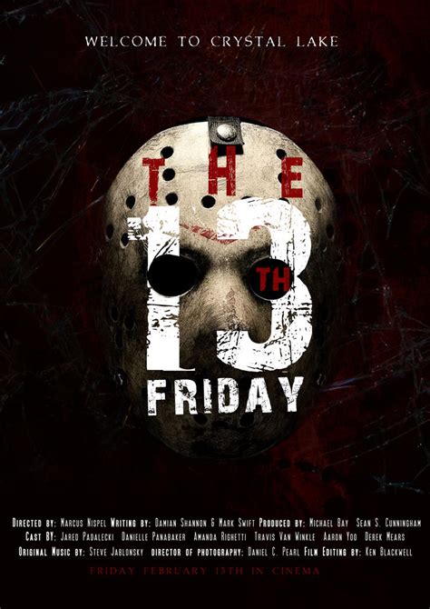 Friday the 13th - Movie Poster by mclili on DeviantArt