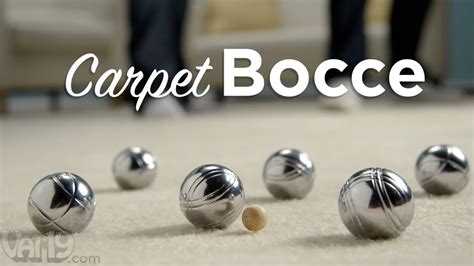 Carpet Bocce Indoor Bocce Ball Set - YouTube