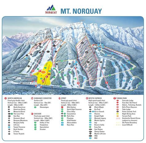 Banff Mt Norquay Trail Map | Liftopia