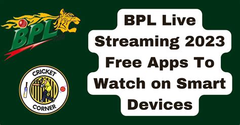 BPL Live Streaming 2023 Free Apps To Watch On Smart Devices