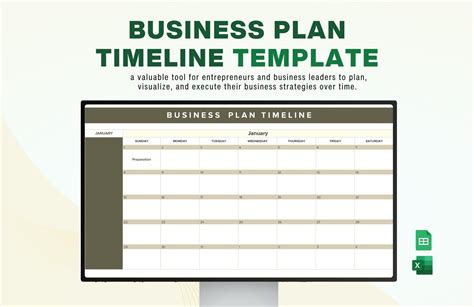 Business Plan Timeline Template in Excel, Google Sheets - Download | Template.net