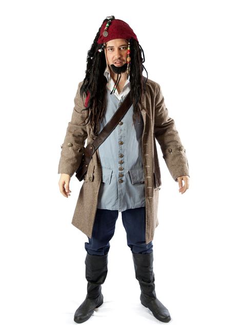 Johnny Depp Jack Sparrow pirate costume for hire.Creative Costumes