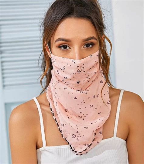 Face Mask Scarf in 2020 | Fashion face mask, Face protection mask ...