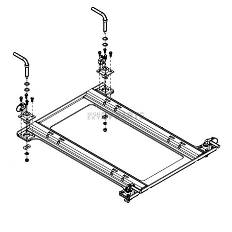 Demco RV 5Th Wheel Hitch Rail Adapter - 6099 | highskyrvparts.com