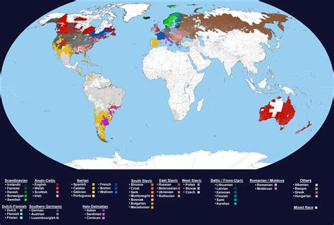 World Ethnicity Map