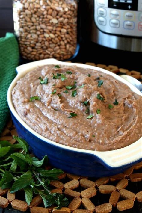 Best Instant Pot Refried Beans Recipe - Vegan in the Freezer