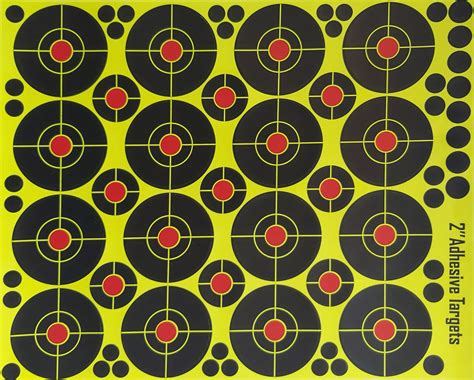 2-inch 16 sticks adhesive Splatter paper shooting Targets Paper